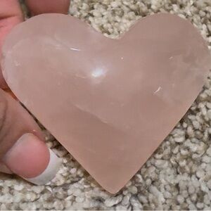 Rose Quartz Heart